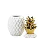 13 Gold-Topped Pineapple Jar