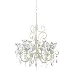 Crystal Blooms Candle Chandelier