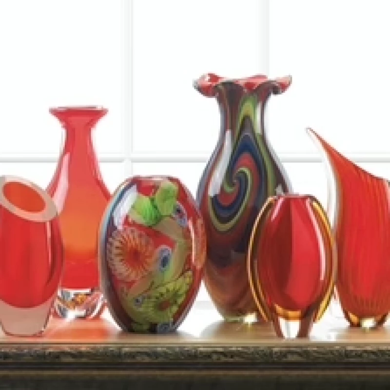 Sunfire Glass Vase