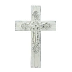Ornate Whitewashed Cross