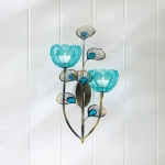 Peacock Blossom Duo-Cup Sconce