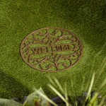 Welcome Cast Iron Stepping Stone