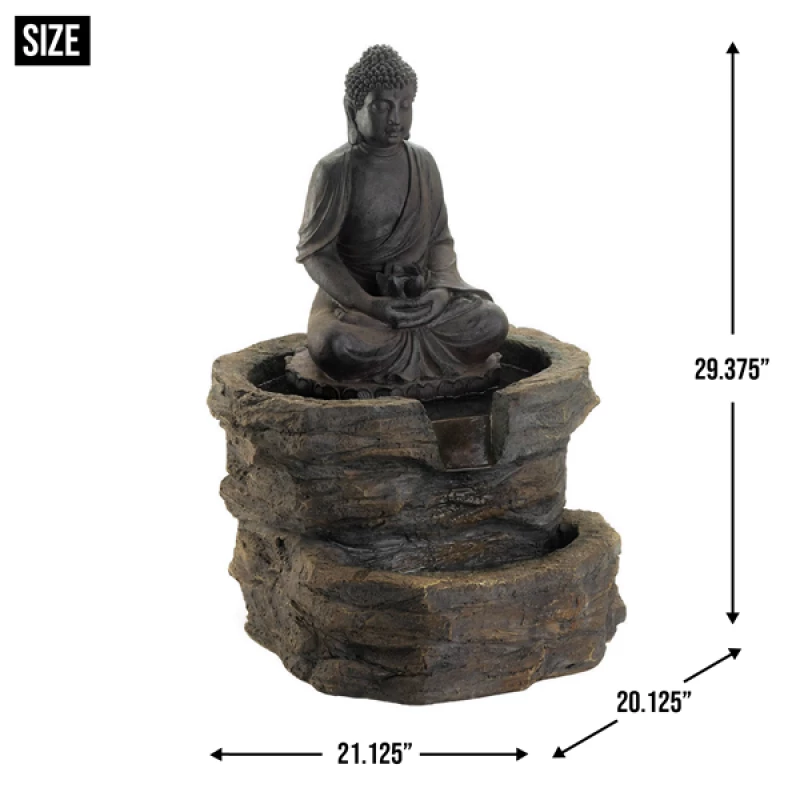 Zen Buddha Fountain (INCL PUMP)